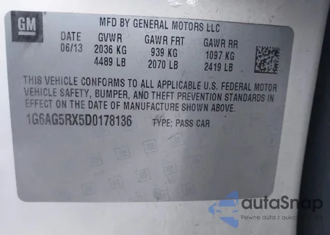 1G6AG5RX5D0178136